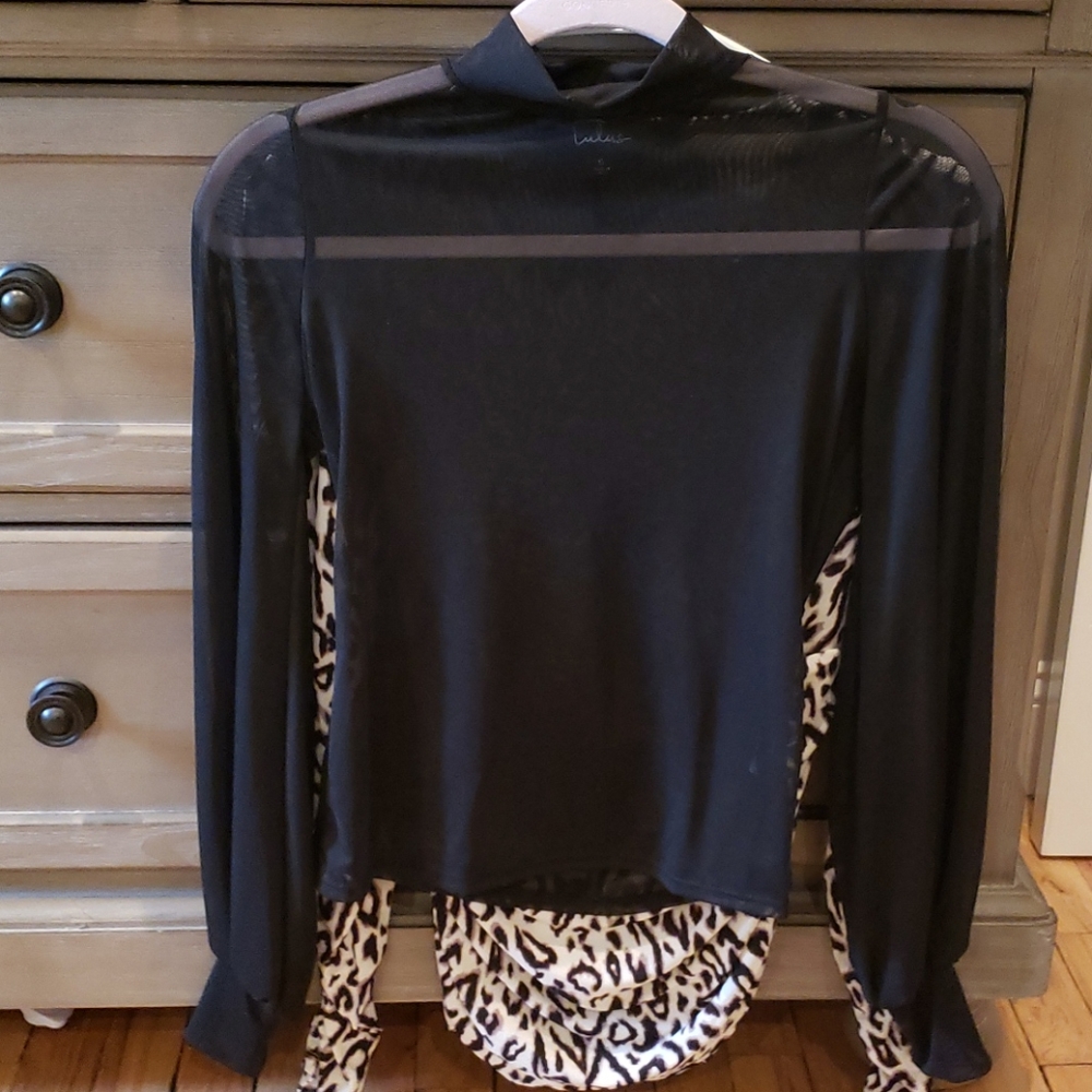 Sexy sheer blouse